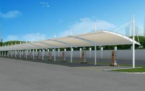 阆中市膜结构停车棚